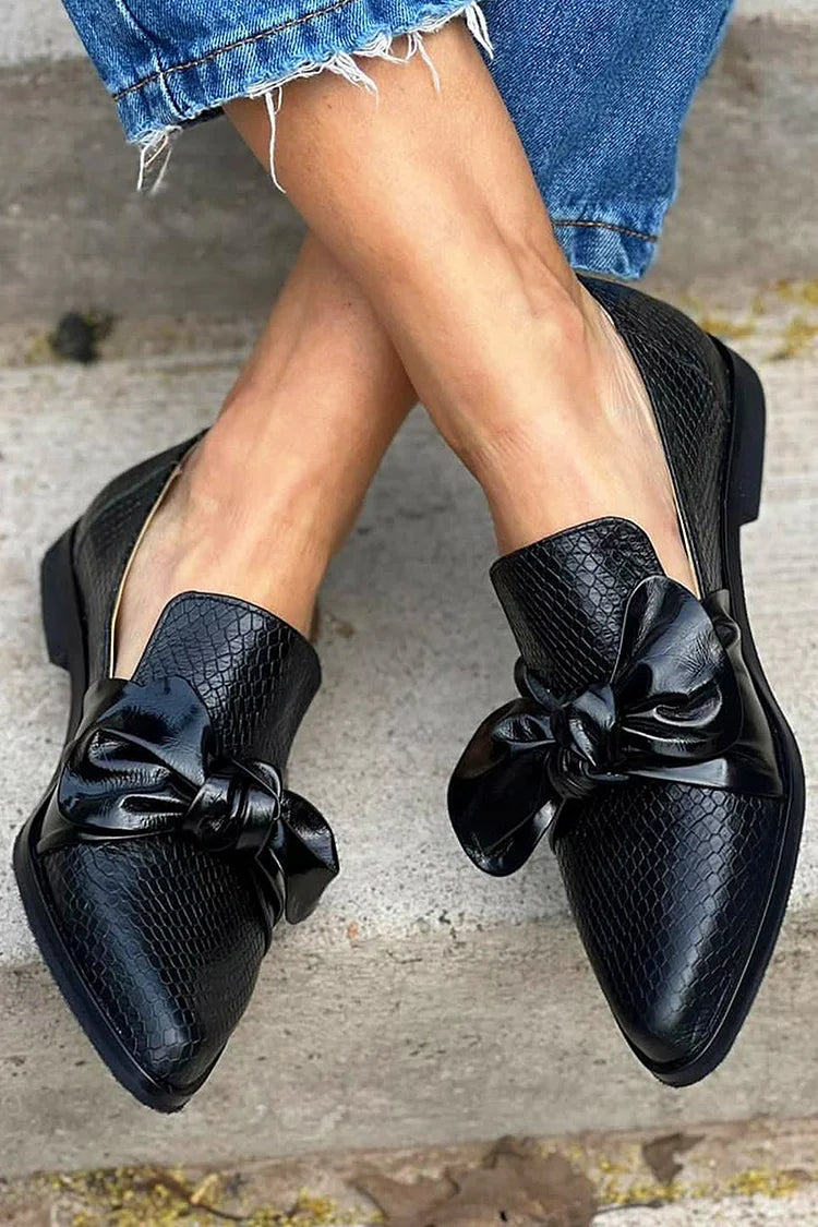 Chelsea - Elegant loafers with bow