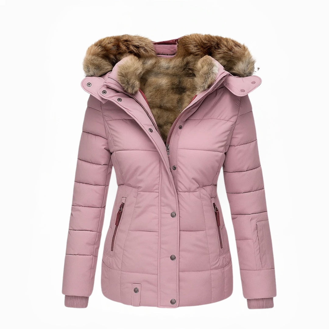 Lefèvre™  Manteau d'hiver avec doublure en fourrure