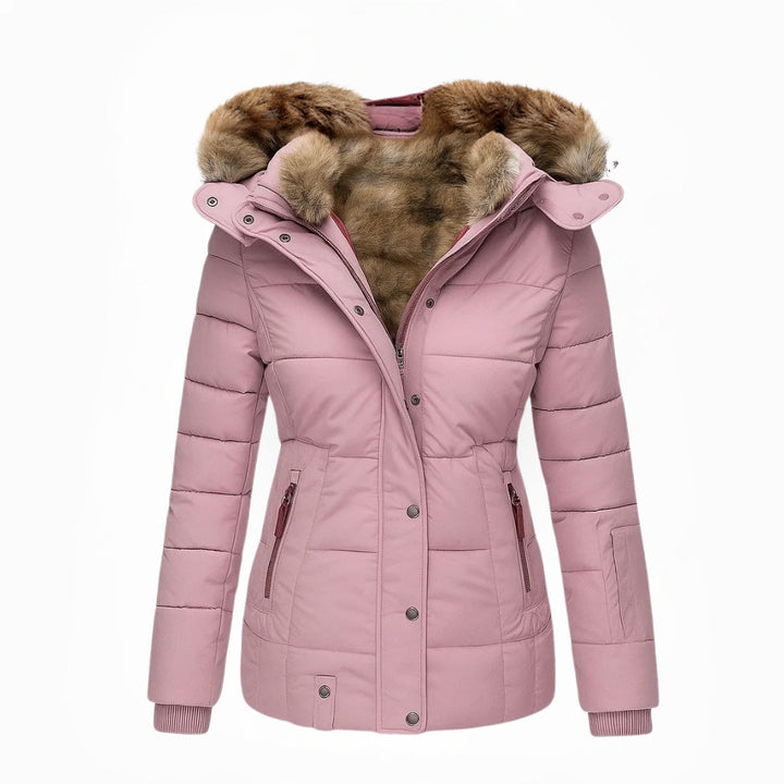 Lefèvre™  Manteau d'hiver avec doublure en fourrure