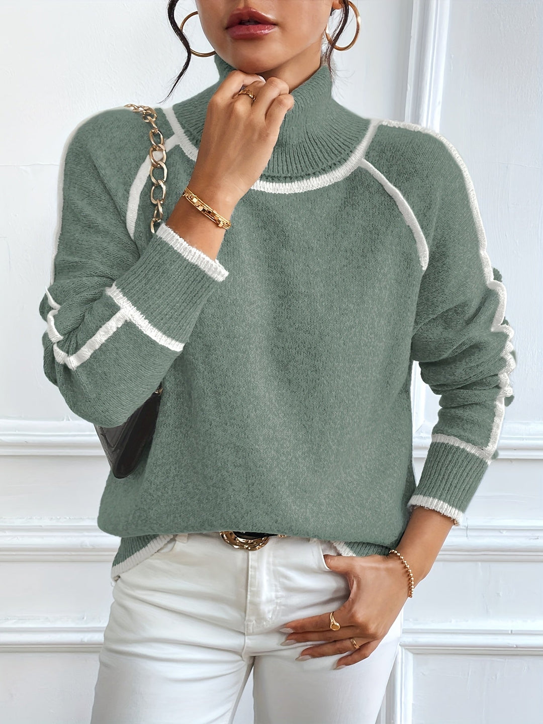 Lefèvre™ Col Roulé Chic