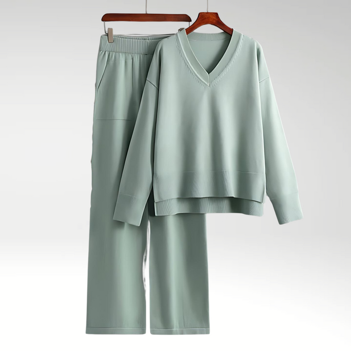 Lefèvre™ Luxe Ensemble deux pièces col V