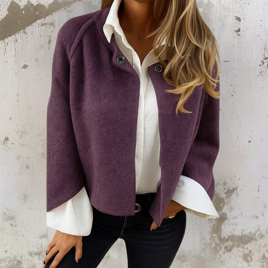 Lefèvre™ Veste courte élégante et chaude
