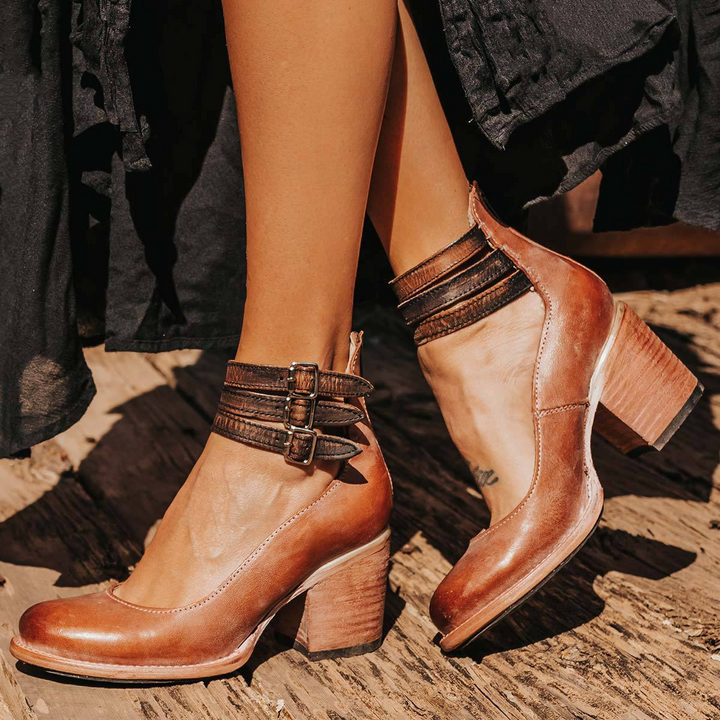 Lefèvre™ Leather Heels Comfort & Perfect Support