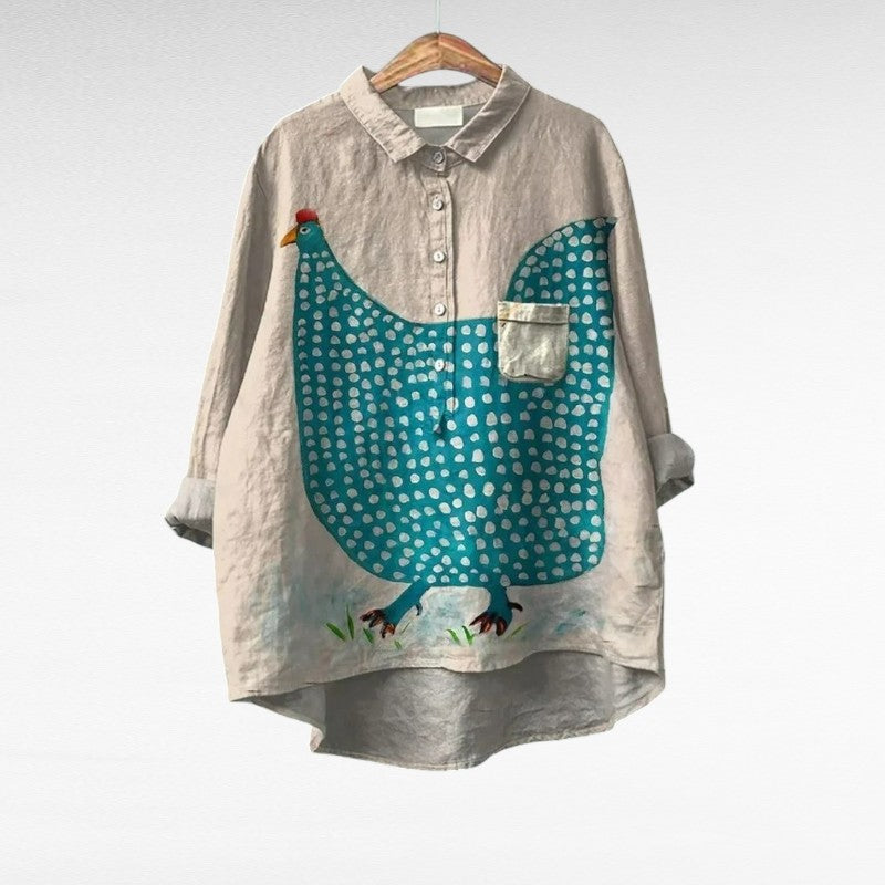Mireva - Élégante Blouse Vintage