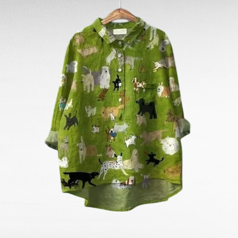 Mireva - Élégante Blouse Vintage