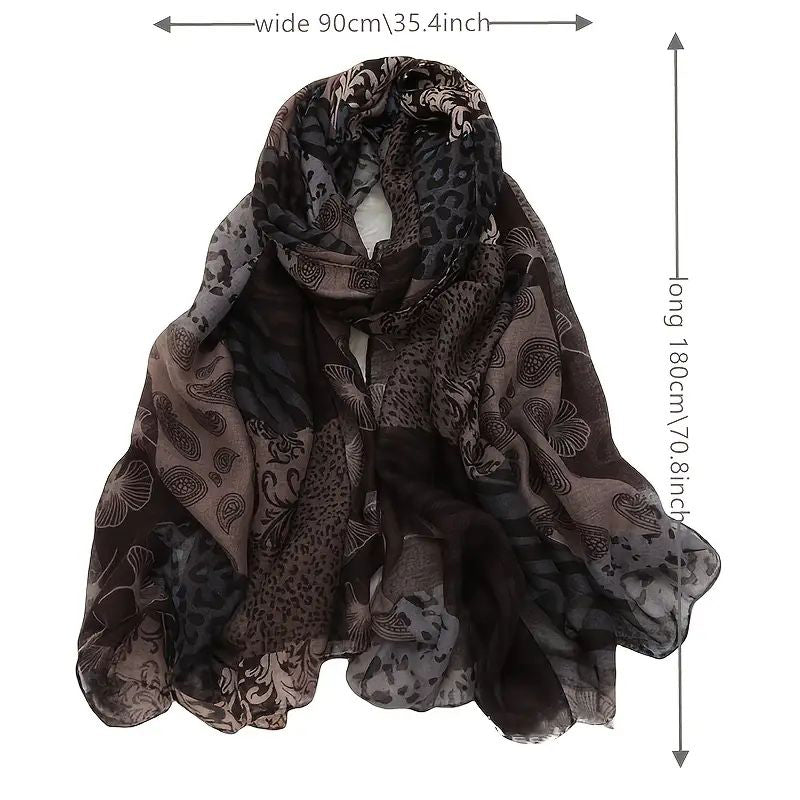 Lefèvre™ Écharpe De Style Ethnique Vintage