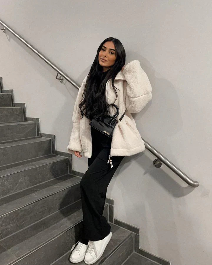 Lefèvre™ Veste d’hiver douce et chaude