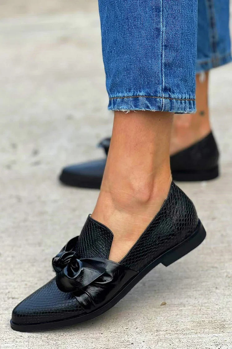 Chelsea - Elegant loafers with bow