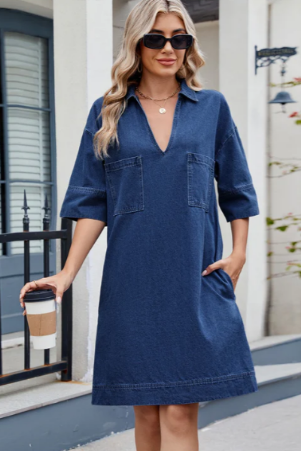 Lefèvre | Robe en denim décontractée