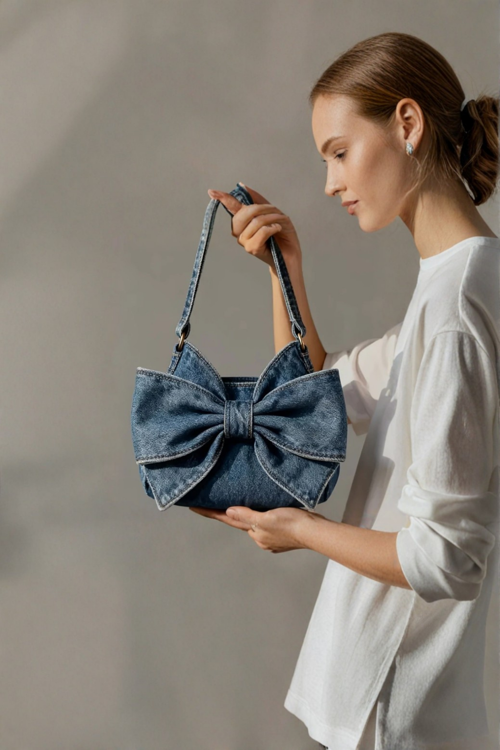 Lefèvre | Sac rétro avec nœud