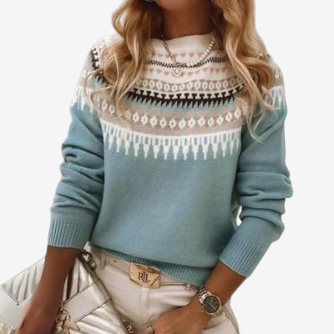 Lefèvre™ Pull Motif Élégant