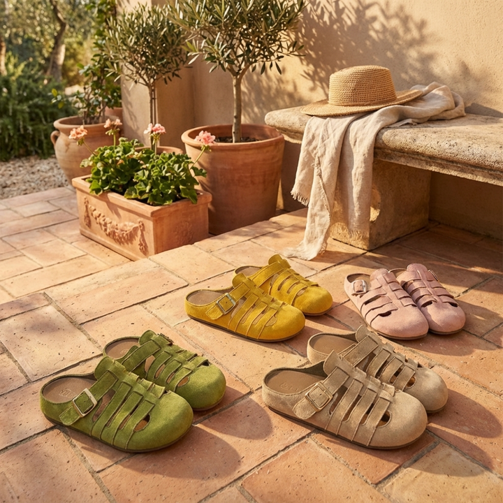 Lefèvre™ Comfort Slide Sandals without Closure
