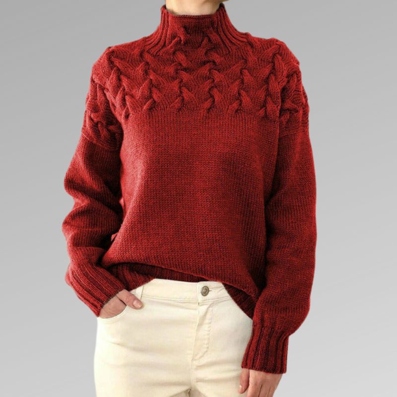 Lefèvre™ Pull Col Ajusté