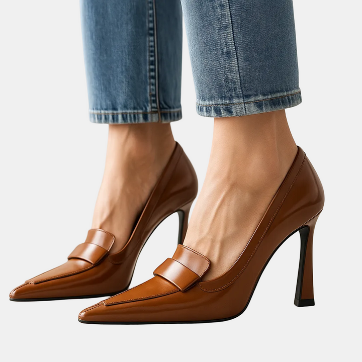 Claudia | Chaussures à Talons Vernis Élégantes