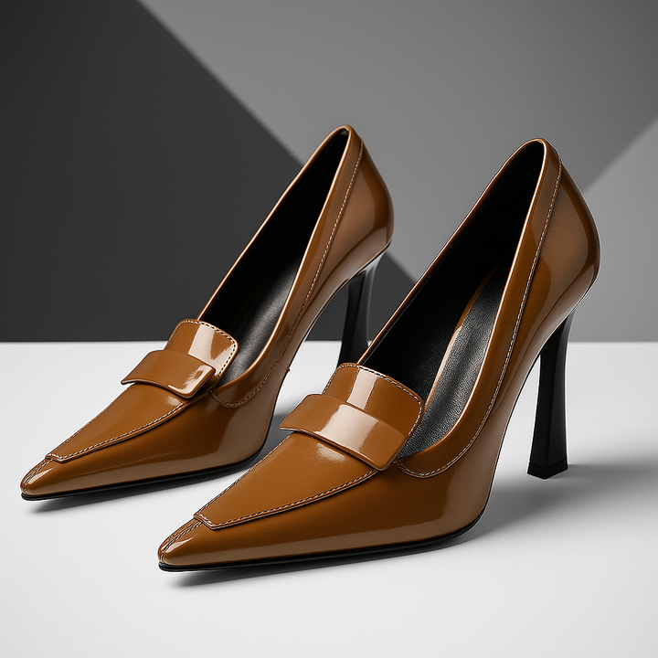 Claudia | Chaussures à Talons Vernis Élégantes