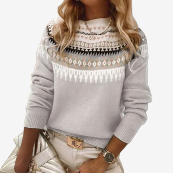 Lefèvre™ Pull Motif Élégant