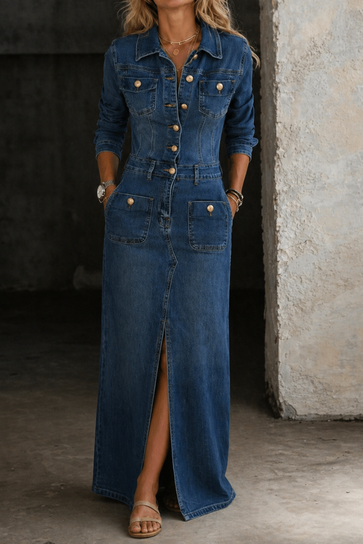Lefèvre  Veste en jean classique confortable