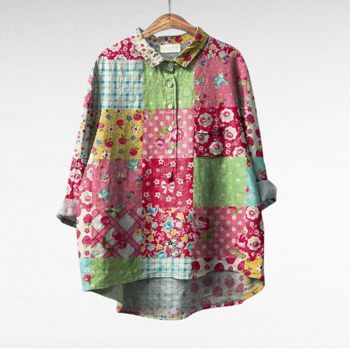 Mireva- Élégante Blouse Vintage