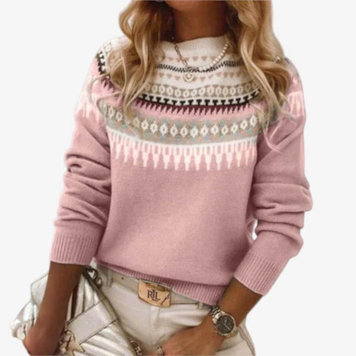 Lefèvre™ Pull Motif Élégant