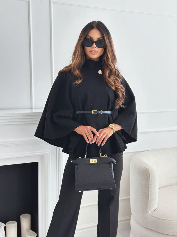 Lefèvre™ Veste Papillon Chic avec Ceinture