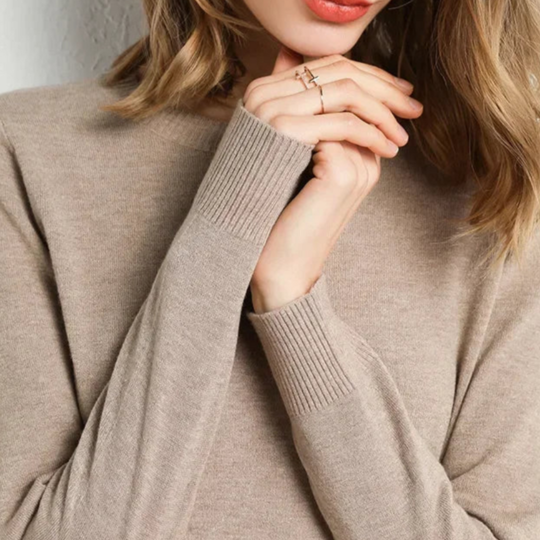 Lefèvre™ Pull confort en laine essentiel