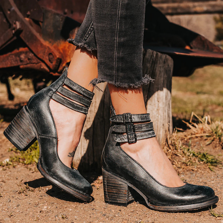 Lefèvre™ Leather Heels Comfort & Perfect Support