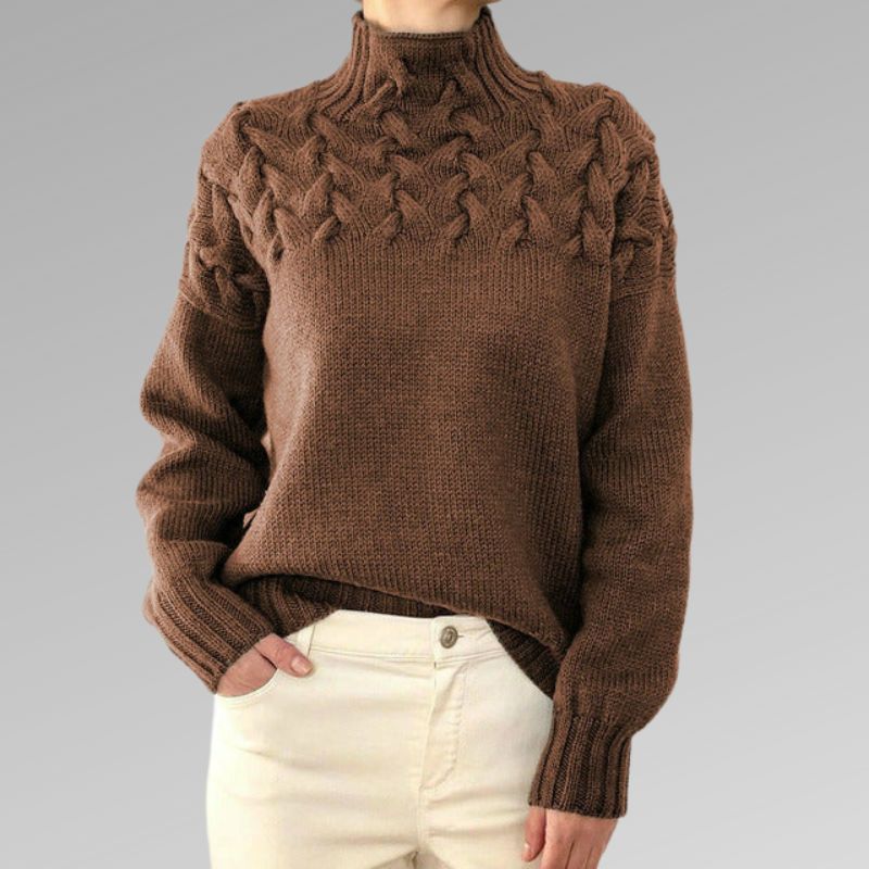 Lefèvre™ Pull Col Ajusté