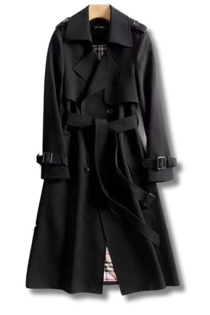 Lefèvre™ Trench-coat classique pour femme