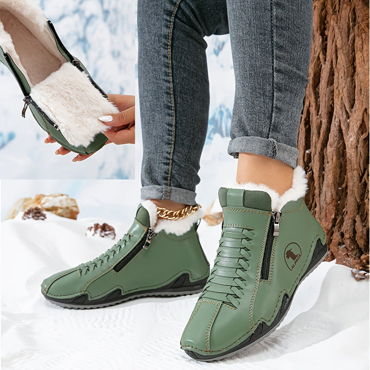 Lefèvre™ Bottines confort d’hiver à soutien ergonomique