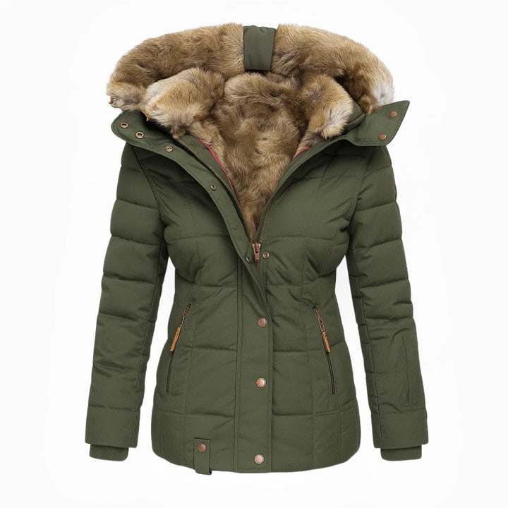 Lefèvre™  Manteau d'hiver avec doublure en fourrure