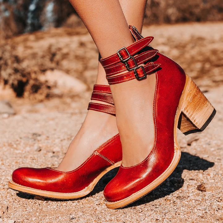 Lefèvre™ Leather Heels Comfort & Perfect Support