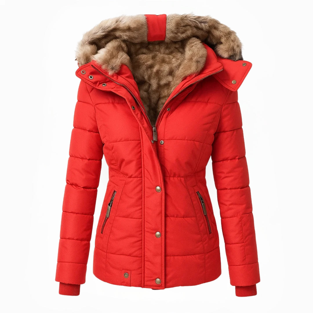 Lefèvre™  Manteau d'hiver avec doublure en fourrure