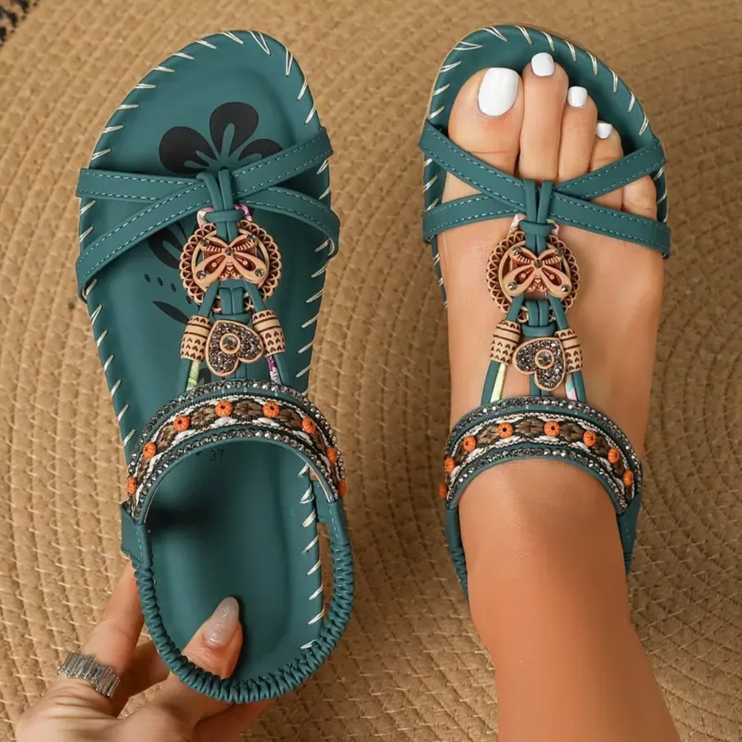Lefèvre™ Ibiza Style Sandals Combining Comfort and Elegance