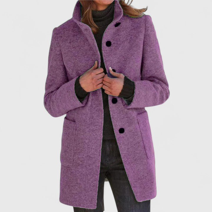 Lefèvre™ Veste pour Femmes avec Col Montant