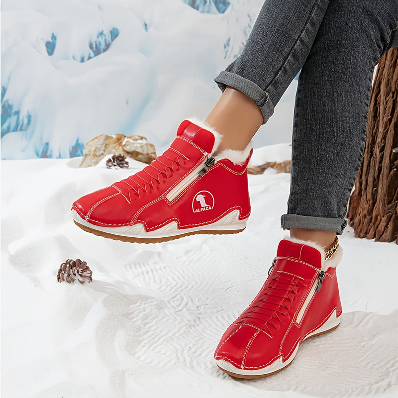 Lefèvre™ Bottines confort d’hiver à soutien ergonomique