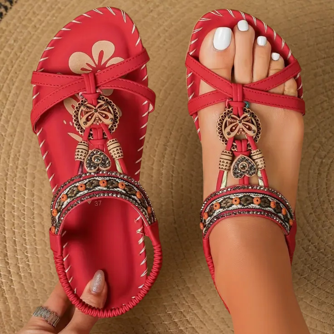 Lefèvre™ Sandales Style Ibiza Alliant Confort et Élégance