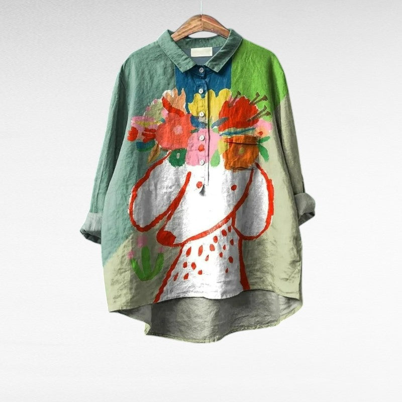 Mireva - Élégante Blouse Vintage