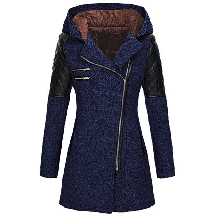 Lefèvre™ Manteau À Capuche Hivernal En Laine Pour Femmes