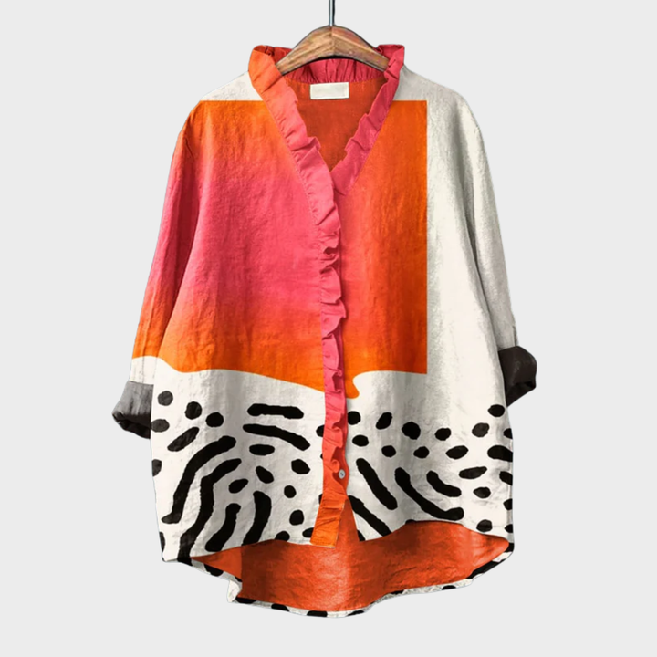 Lefèvre™ Elegant Summer Linen Blouse