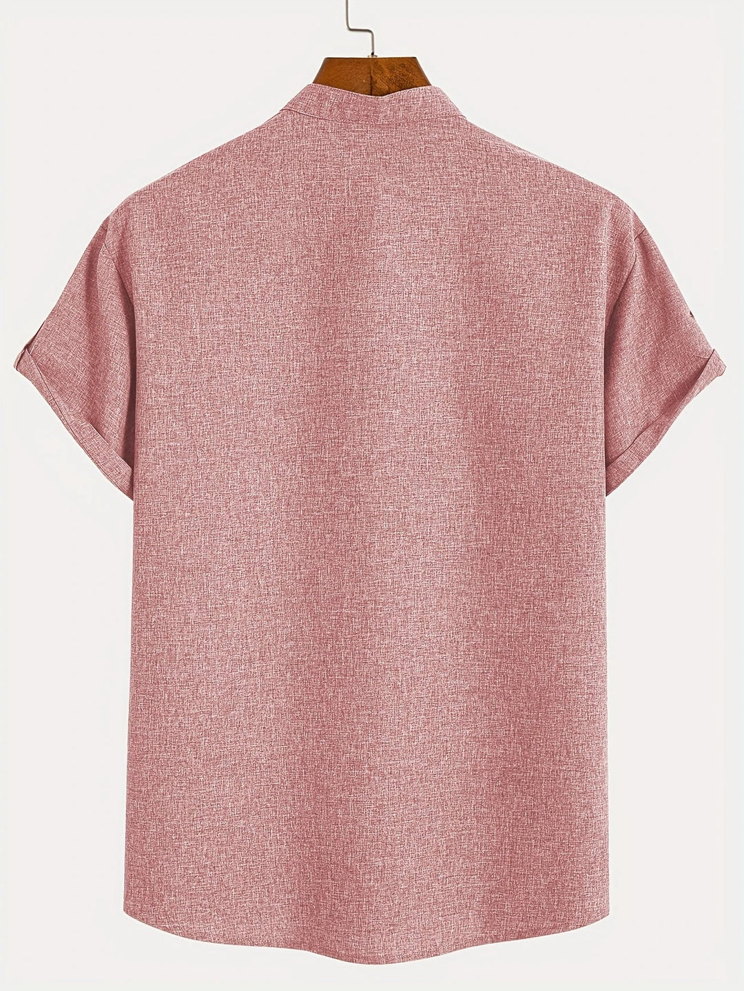 Mike™ Chemise élégante à manches courtes et col montant