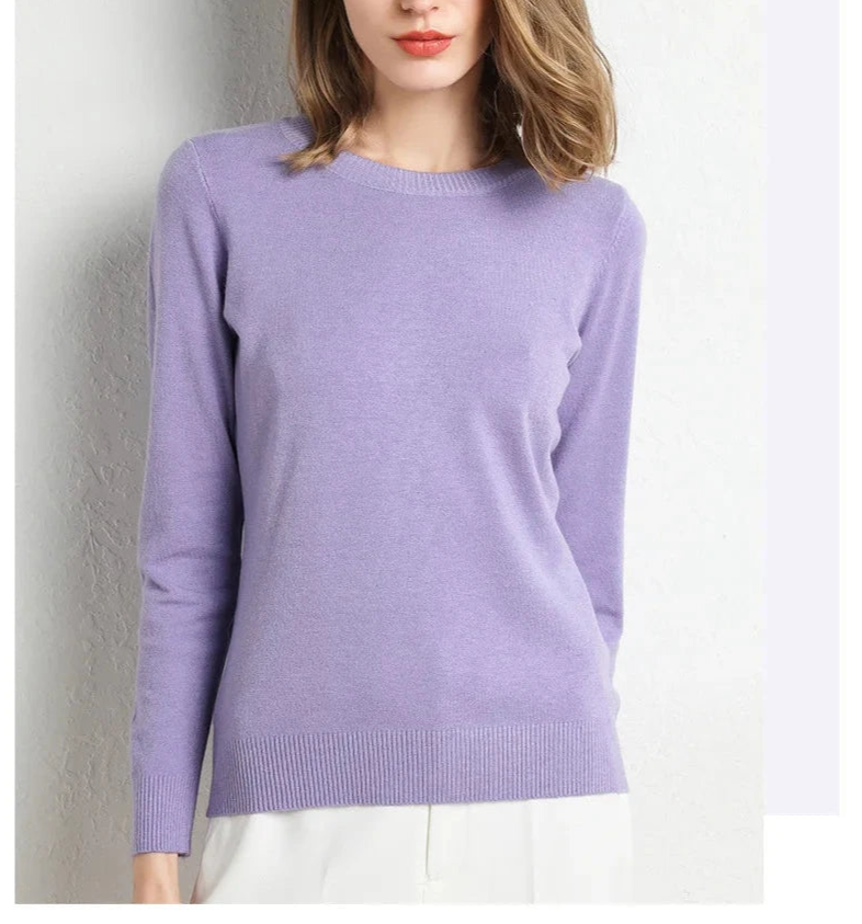 Lefèvre™ Pull confort en laine essentiel