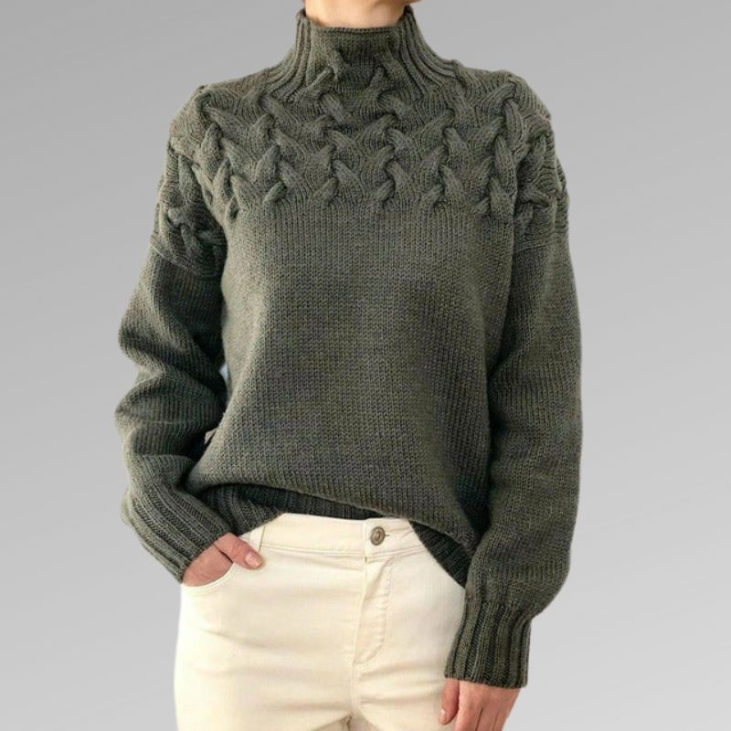 Lefèvre™ Pull Col Ajusté
