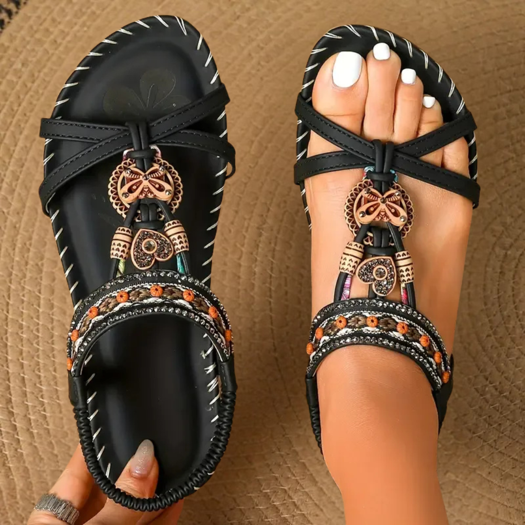 Lefèvre™ Ibiza Style Sandals Combining Comfort and Elegance