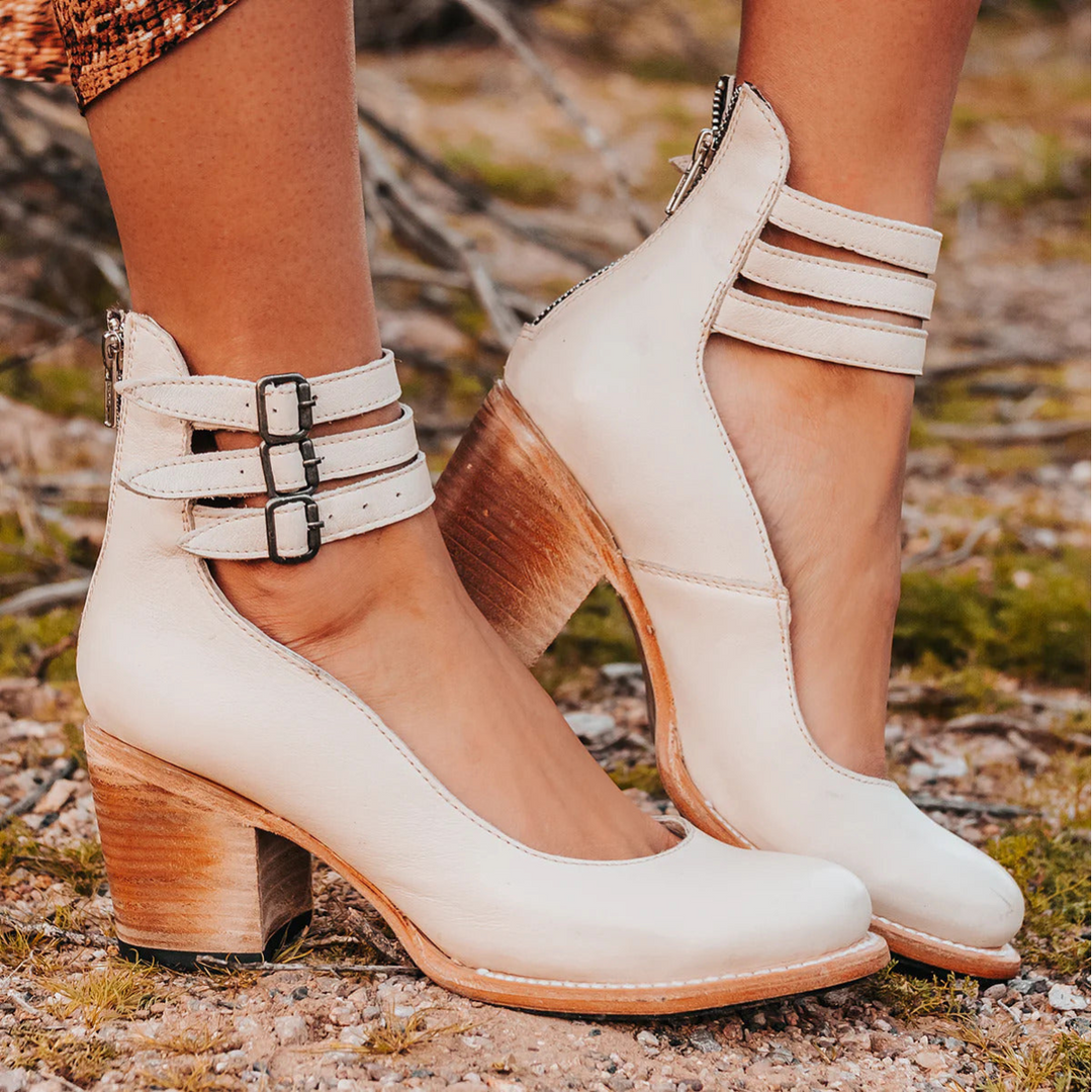 Lefèvre™ Leather Heels Comfort & Perfect Support