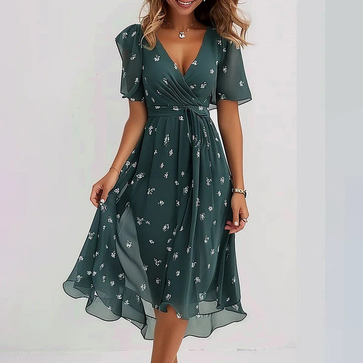 Lefèvre™ Robe d’été élégante