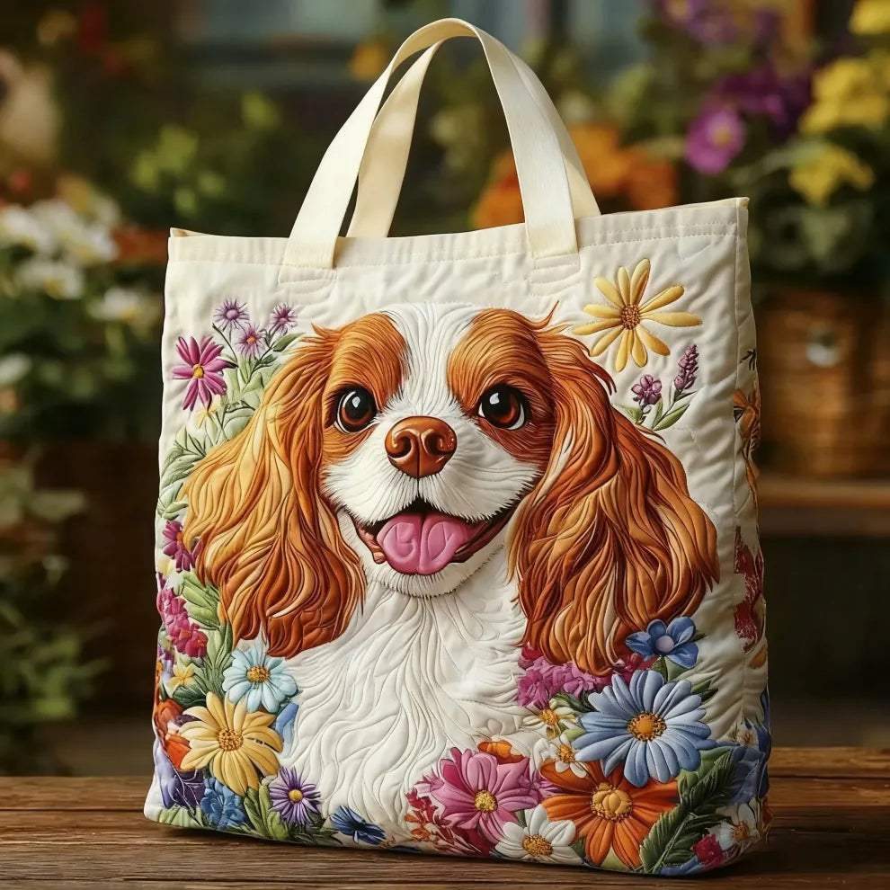 Cachorro Floral | Sac matelassé artisanal