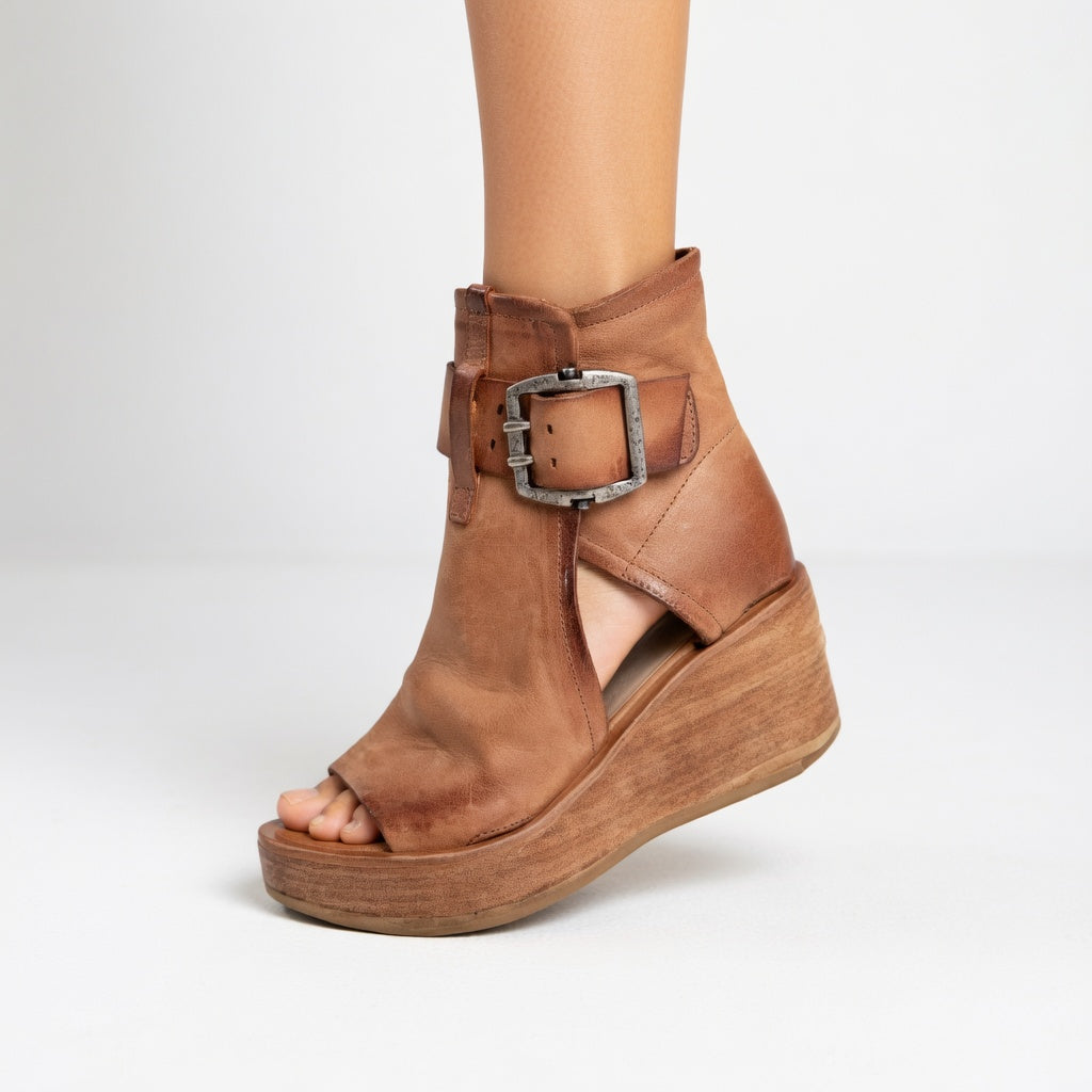 Lefèvre™ Modern Open Wedge Ankle Boots