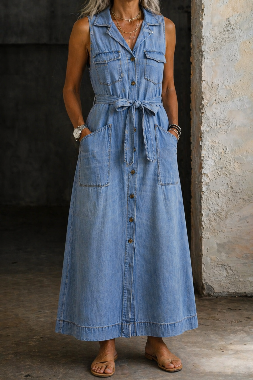 Lefèvre  | Robe en denim