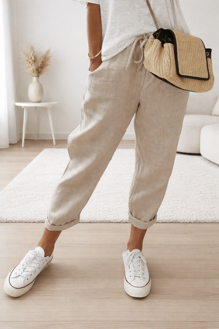 Lefèvre™ Pantalon Lin Confort Été