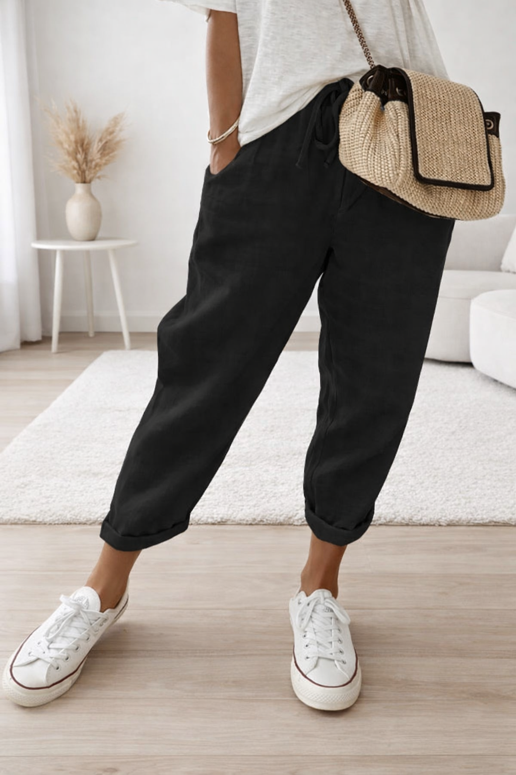 Lefèvre™ Pantalon Lin Confort Été
